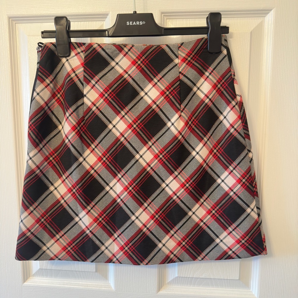 Winter Plaid mini skirt